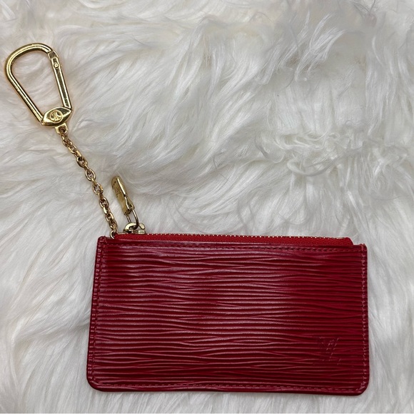 Authentic Red Epi Louis Vuitton Key Cles - Picture 8 of 11